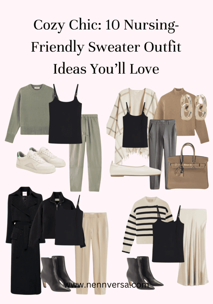 10 Nursing-Friendly Sweater Outfit Ideas You’ll Love