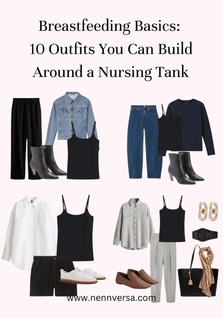Breastfeeding Basics: 10 Outfits You Can Build Around a Nursing Tank
