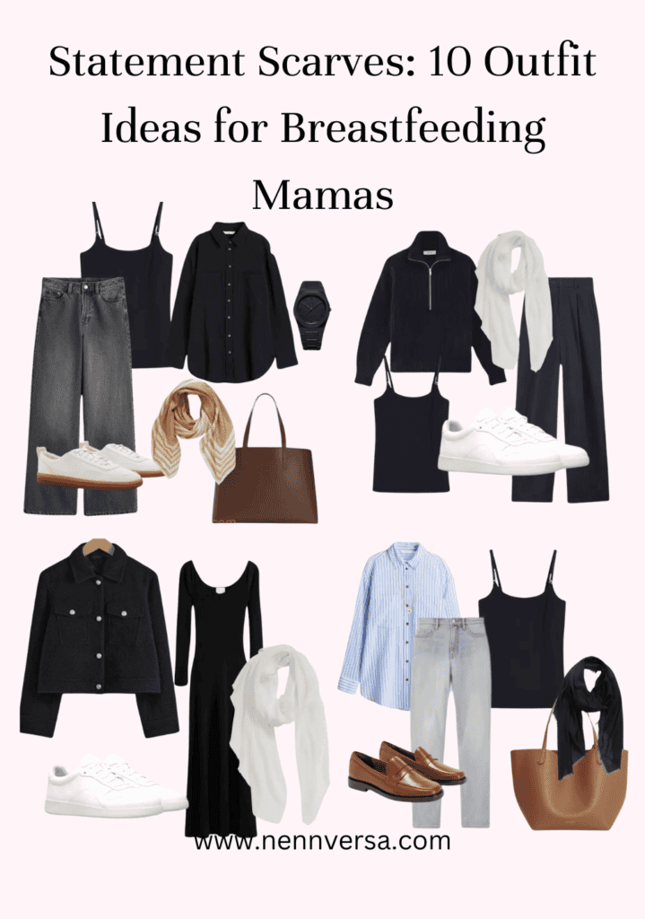 Statement Scarves: 10 Outfit Ideas for Breastfeeding Mamas