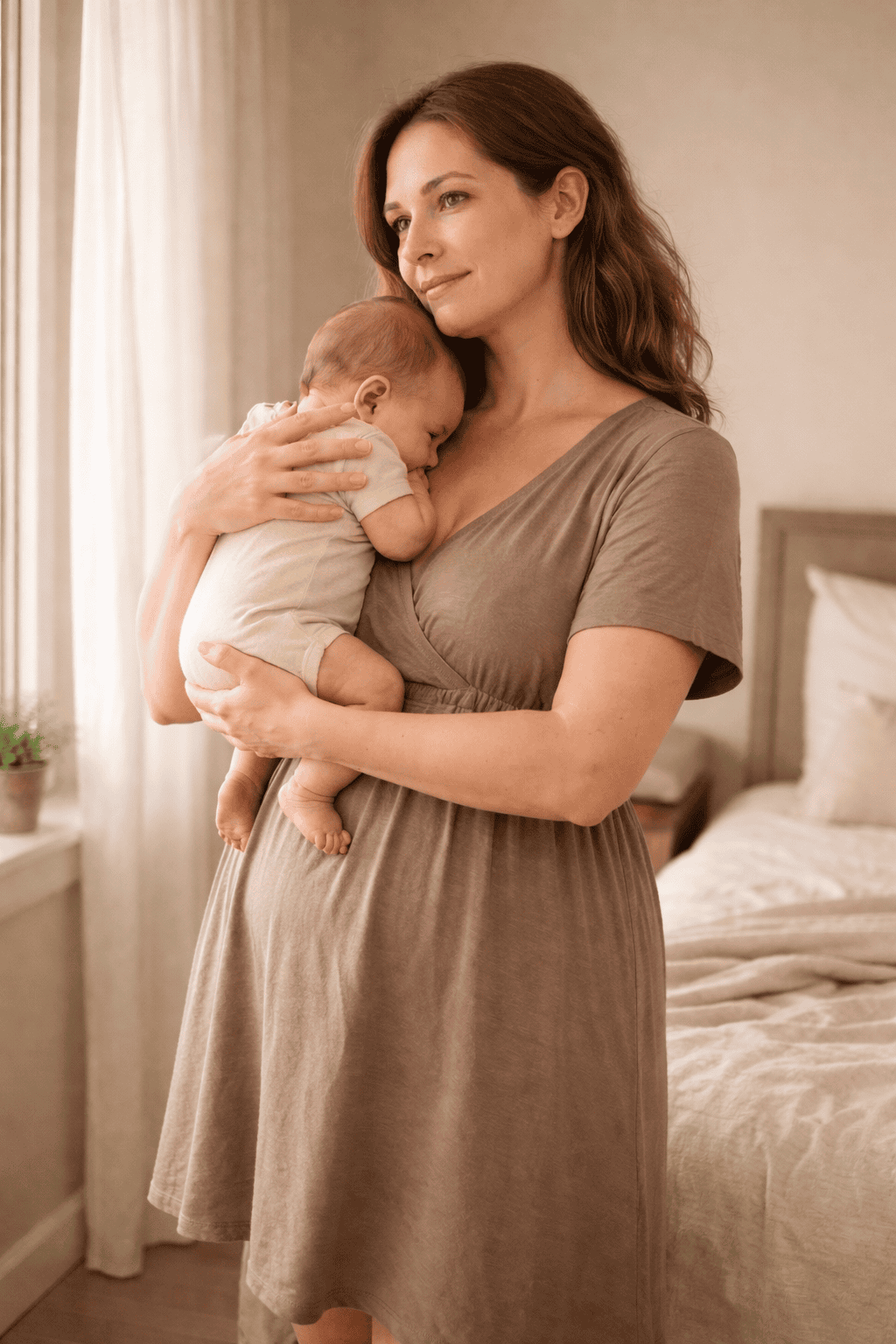 How to Dress an Apple Shape Postpartum