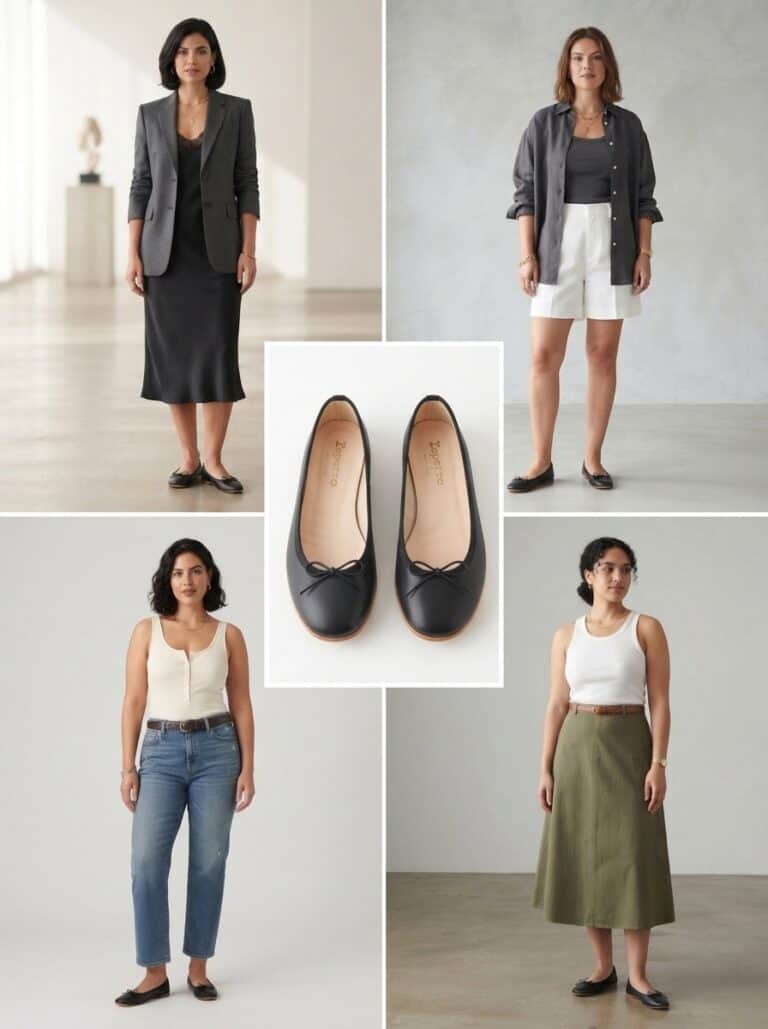 1 Pair of Ballet Flats, 10 Nursing-Friendly Outfits