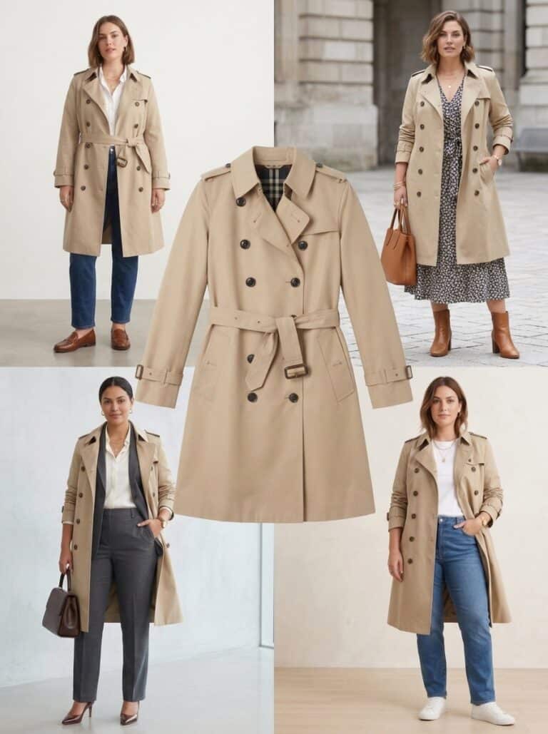 1 Trench Coat, 8 Nursing-Friendly Outfits