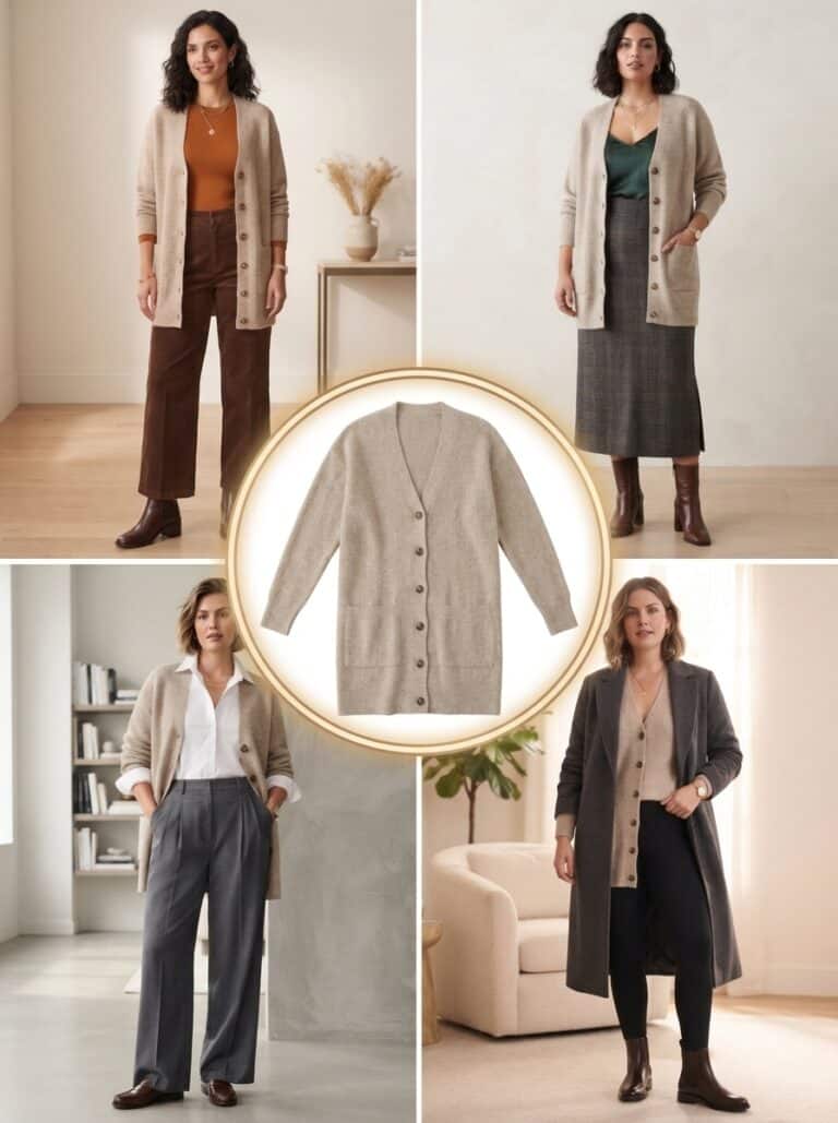 1 Cardigan, 10 Easy Fall Layers for Breastfeeding and Pumping
