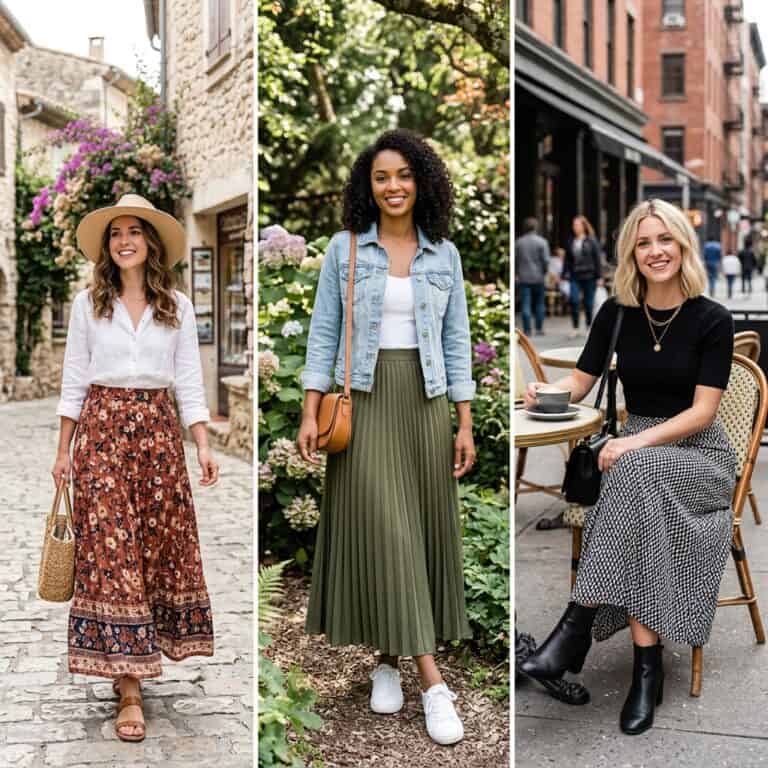 maxi skirt breastfeeding outfits