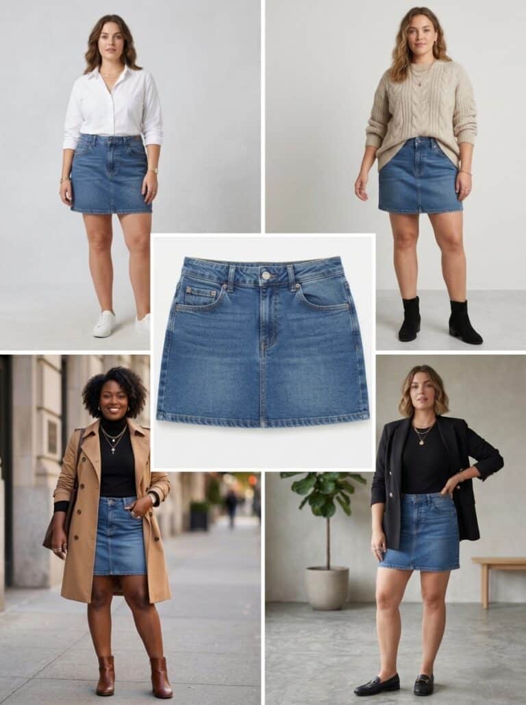 1 Denim Skirt, 7 Nursing-Friendly Outfits