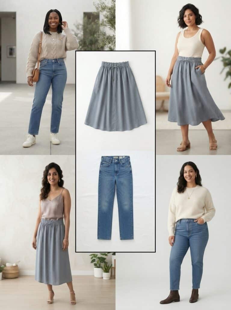 2 High-Rise Bottoms, 8 Nursing-Friendly Outfit Ideas