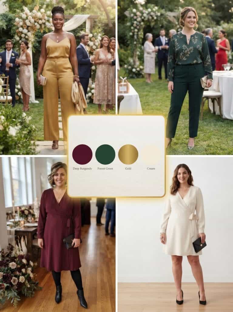 Fall Weddings for the Nursing Mama: 4 Colors, 12 Outfit Ideas