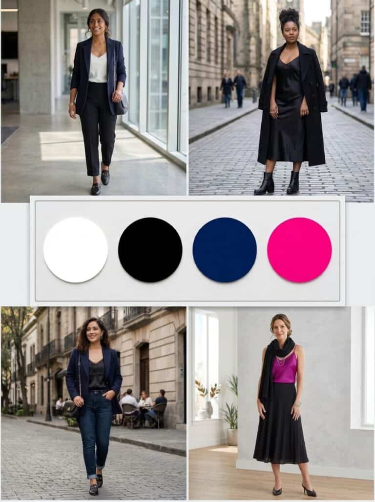 Winter Color Season Nursing: 4 Cool Colors, 12 Postpartum Outfit Ideas