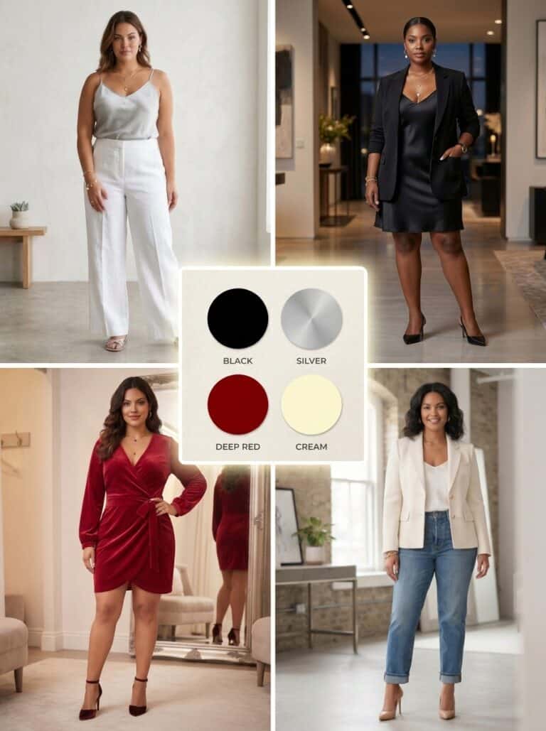 New Year’s Eve Postpartum: 4 Statement Colors, 12 Nursing-Friendly Looks