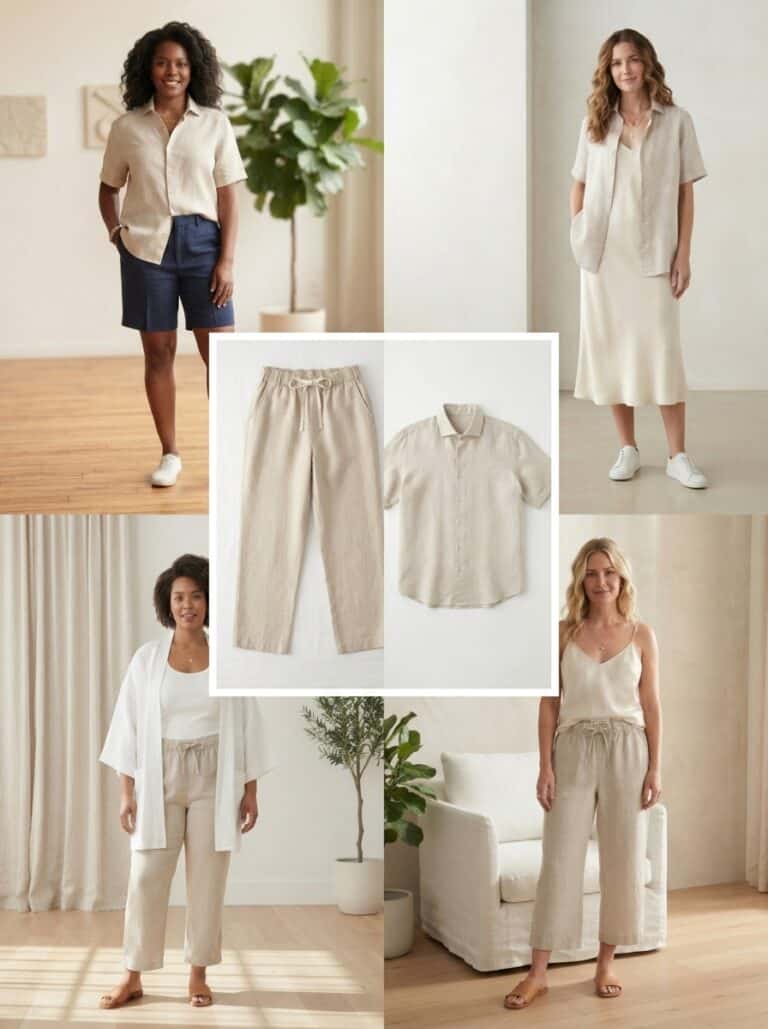 2 Linen-Family Staples, 8 Nursing-Friendly Ways to Wear Them