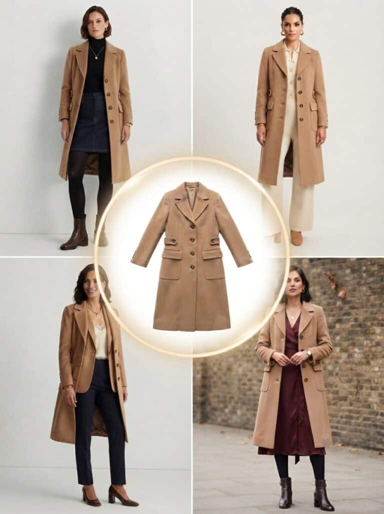 1 Wool Coat, 7 Winter Nursing-Friendly Outfits