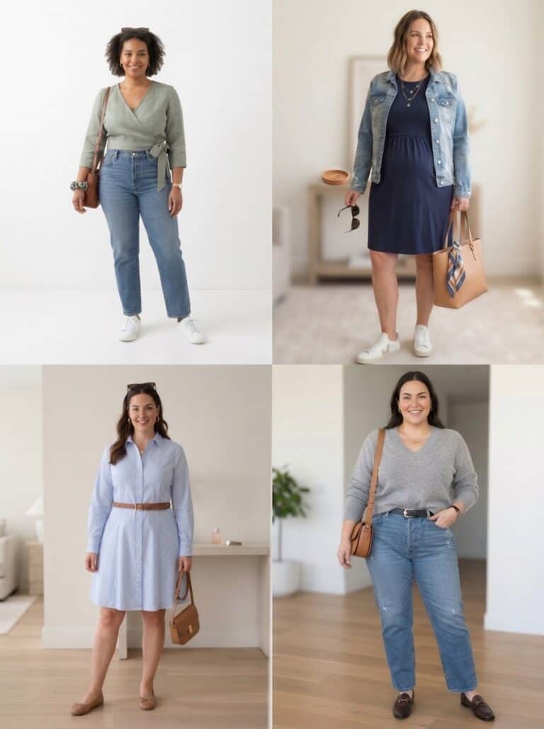 6 Nursing-Friendly Outfits for Your First Solo Outing Postpartum: the outfits in this post, nursing-friendly and postpartum-friendly.