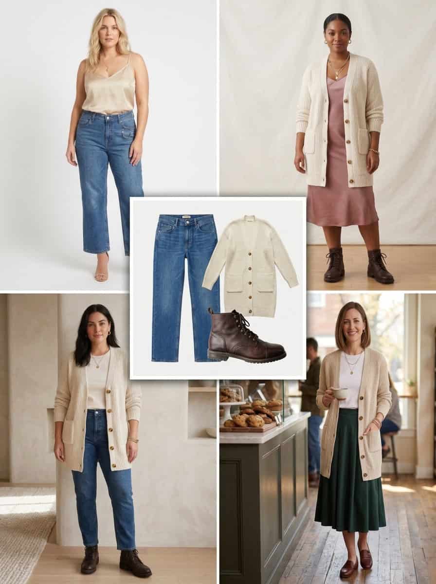 3 Everyday-Uniform Pieces, 9 Postpartum Outfit Combos