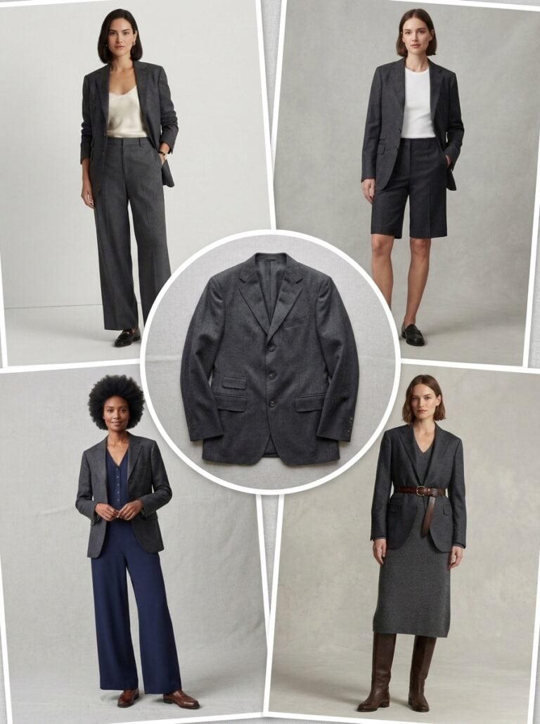 1 Tailored Blazer, 10 Pumping-Friendly Work Outfits: the outfits in this post, nursing-friendly and postpartum-friendly.
