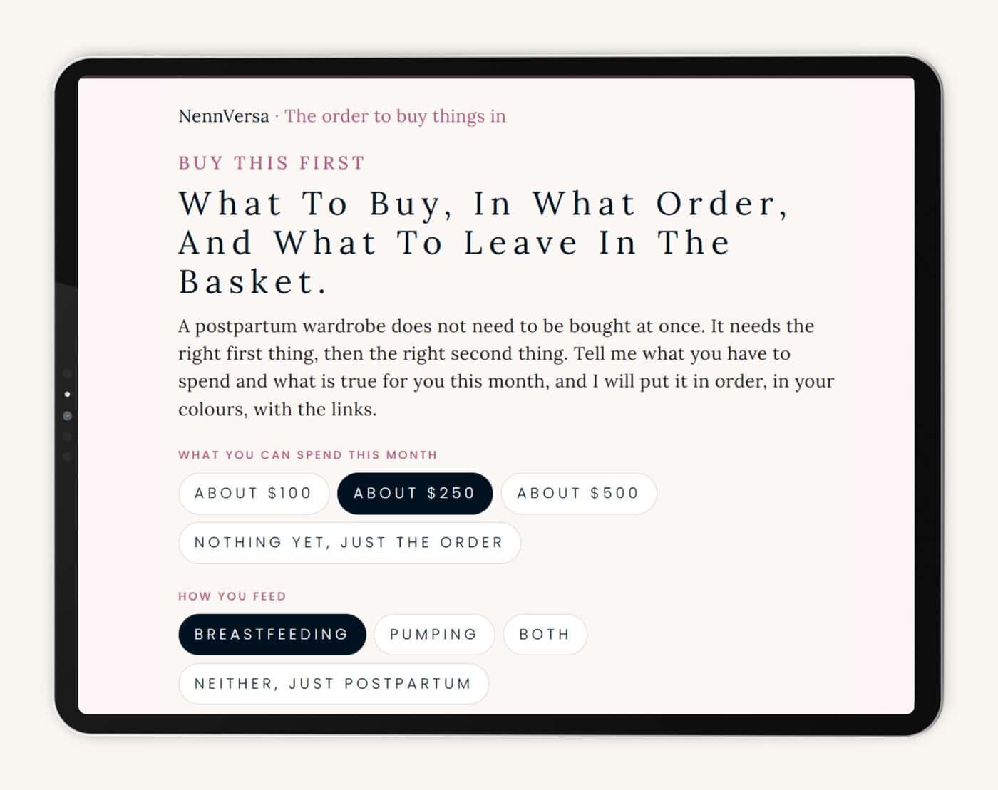 The Order on screen