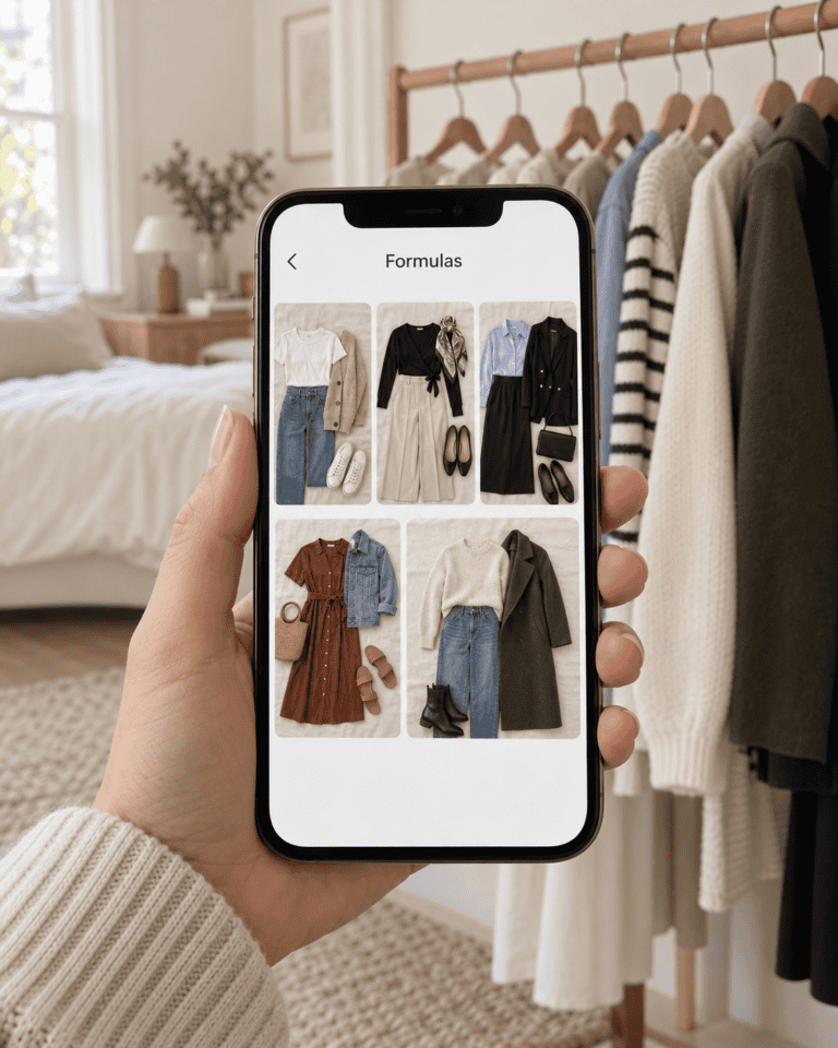 The 2-Minute Morning: How to Build 5 Go-To Outfit Formulas Saved on Your Phone